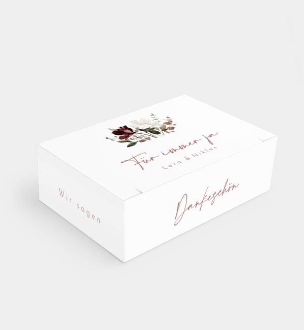 Geschenkbox flach