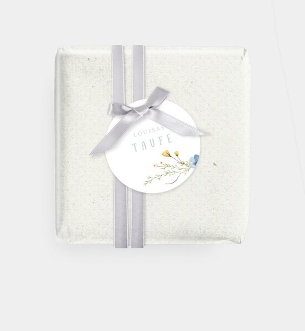 Geschenkanhänger rund