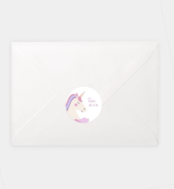 Siegelsticker rund