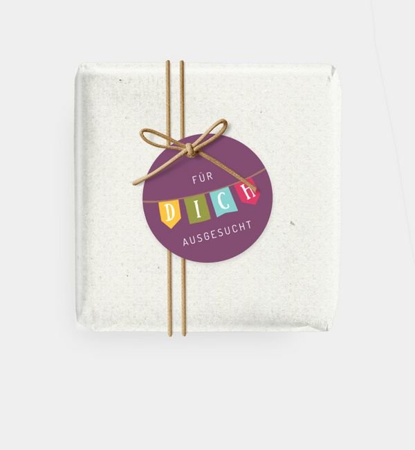 Geschenkanhänger rund