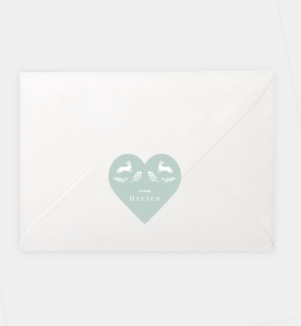 Siegelsticker Herz