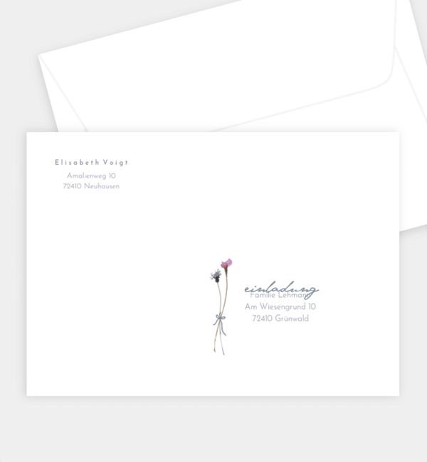 Briefumschlag gerade