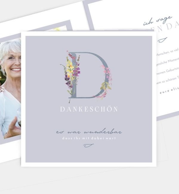 Klappkarte quadratisch