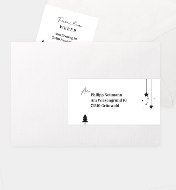 Kombi-Adressaufkleber