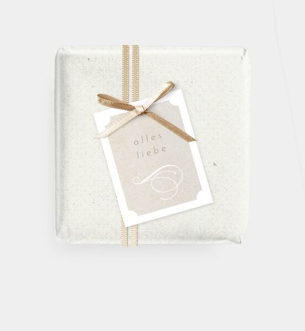 Geschenkanhänger rechteckig