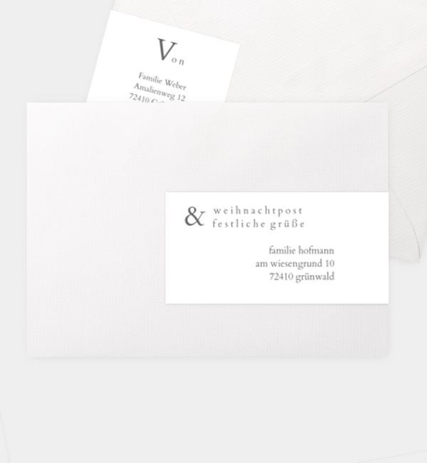 Kombi-Adressaufkleber