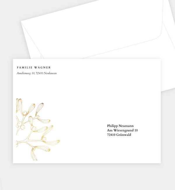 Unser goldener Mistelzweig