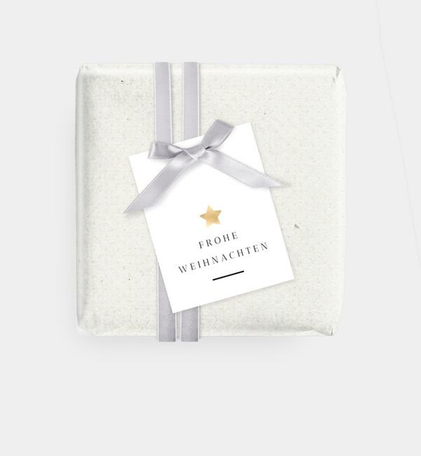 Geschenkanhänger rechteckig