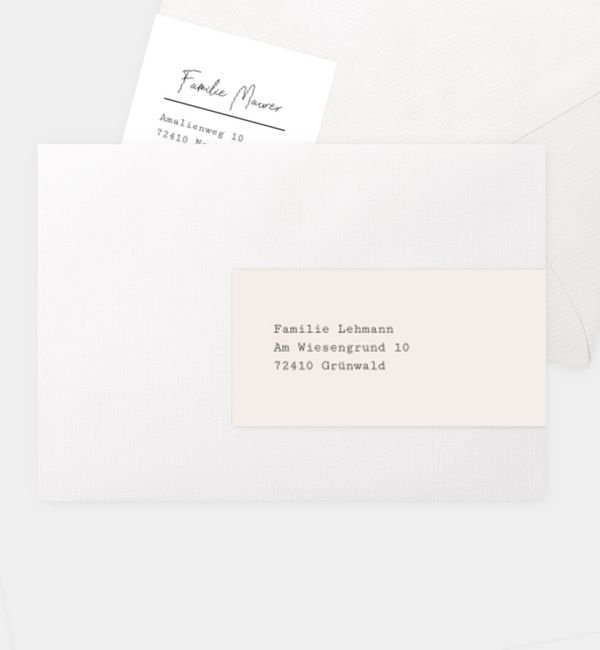 Kombi-Adressaufkleber