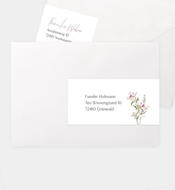 Kombi-Adressaufkleber