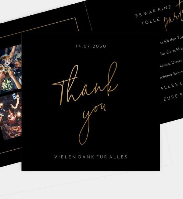 Klappkarte quadratisch