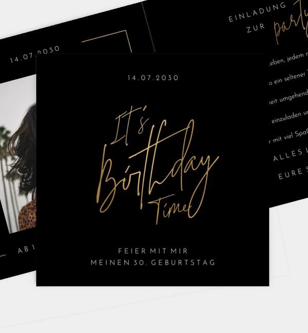 Klappkarte quadratisch