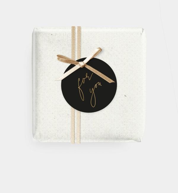 Geschenkanhänger rund