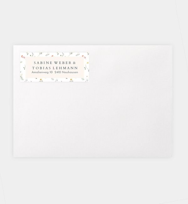Allover floral print