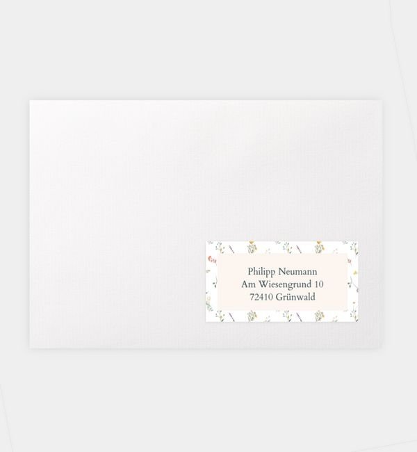 Allover floral print