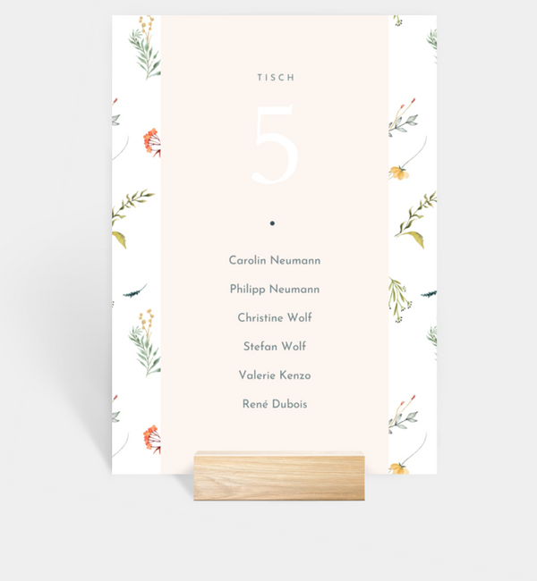 Allover floral print