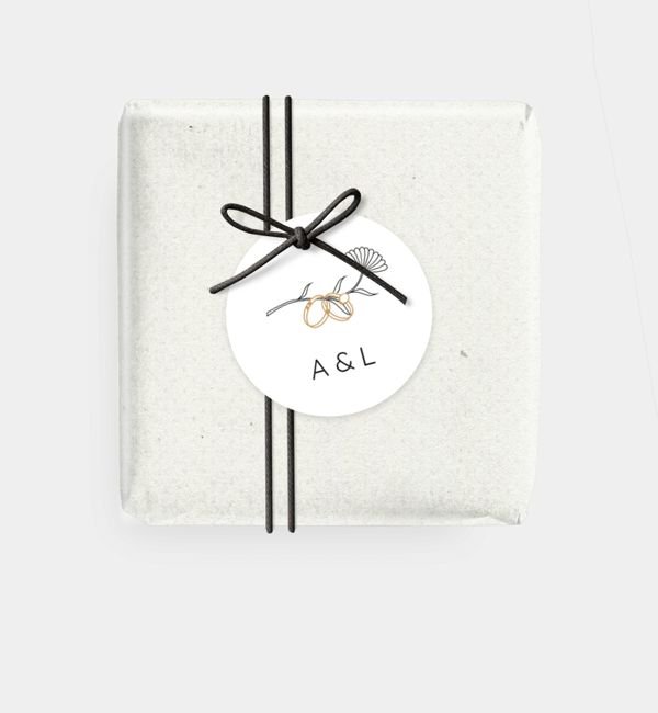 Geschenkanhänger rund