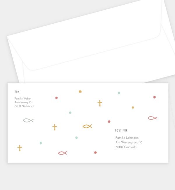 Briefumschlag gerade