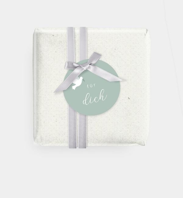 Geschenkanhänger rund