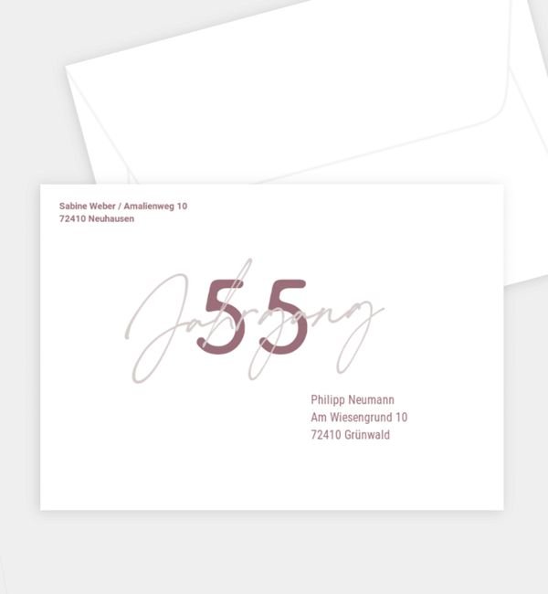 Briefumschlag gerade