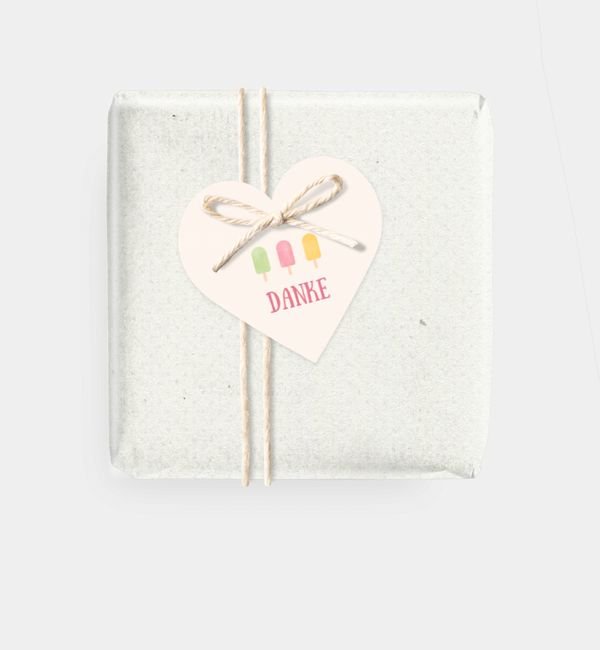 Geschenkanhänger Herz