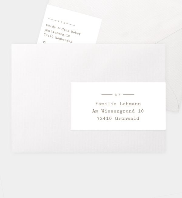 Kombi-Adressaufkleber