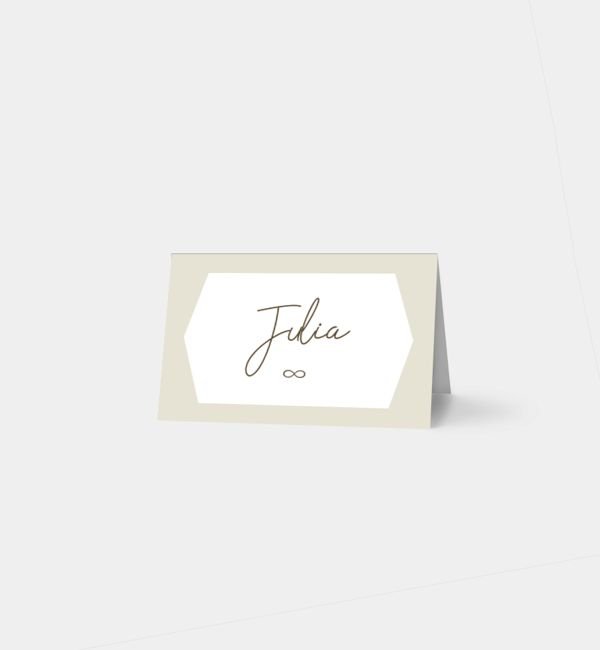 Tischklappkarte quer, horizontale Faltung