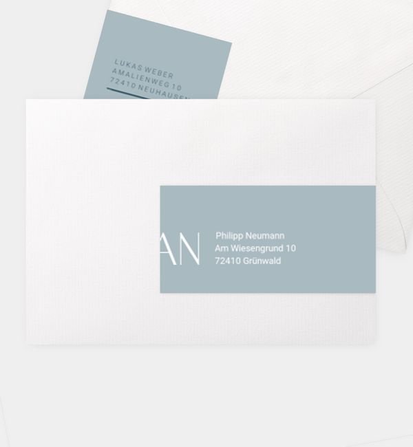 Kombi-Adressaufkleber