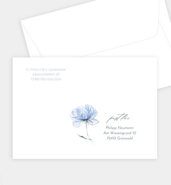 Briefumschlag gerade