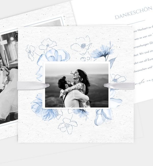 Klappkarte quadratisch, Anhänger groß