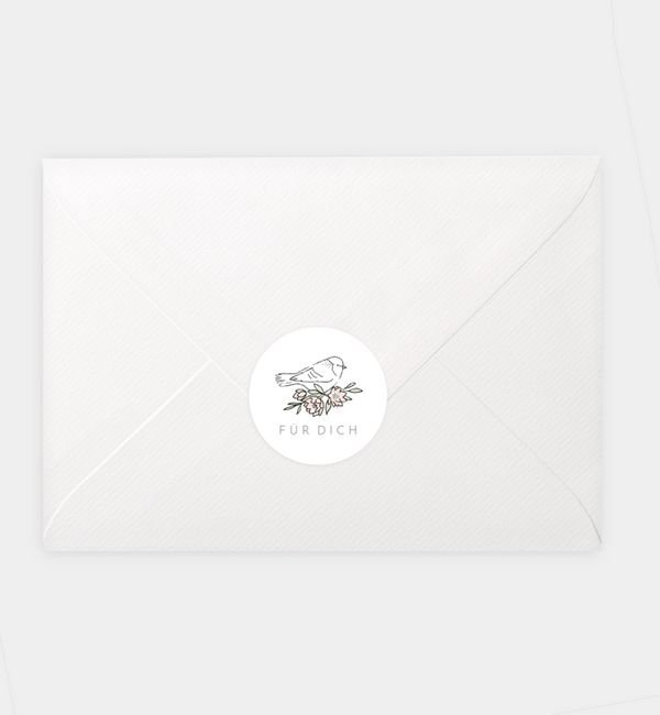 Siegelsticker rund