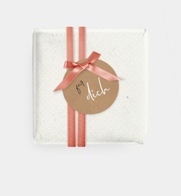 Geschenkanhänger rund