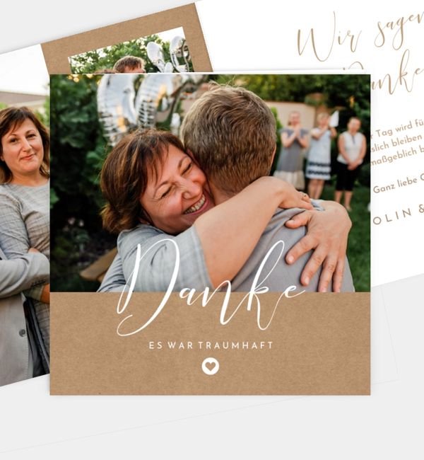 Klappkarte quadratisch