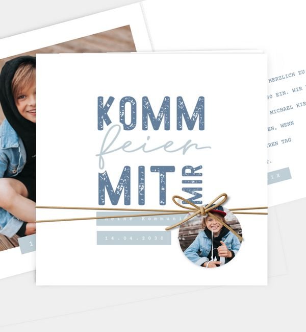 Klappkarte quadratisch