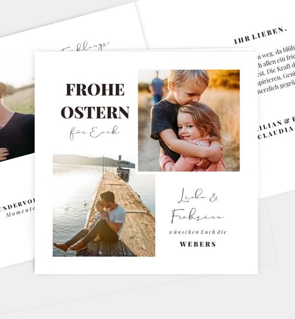 Klappkarte quadratisch