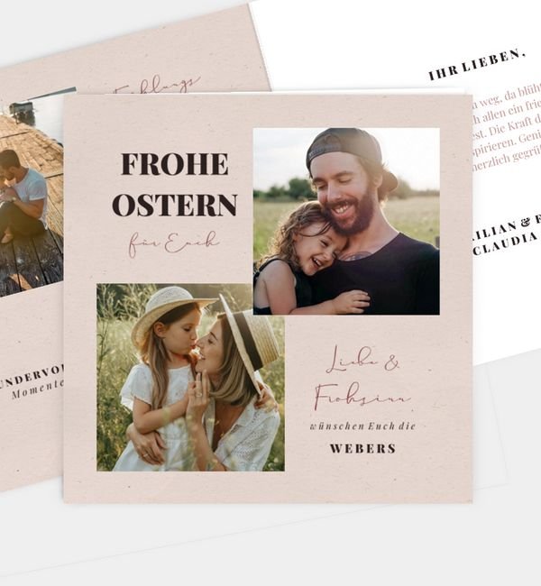 Klappkarte quadratisch