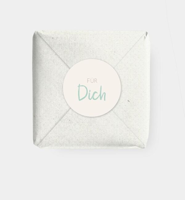 Geschenkaufkleber rund
