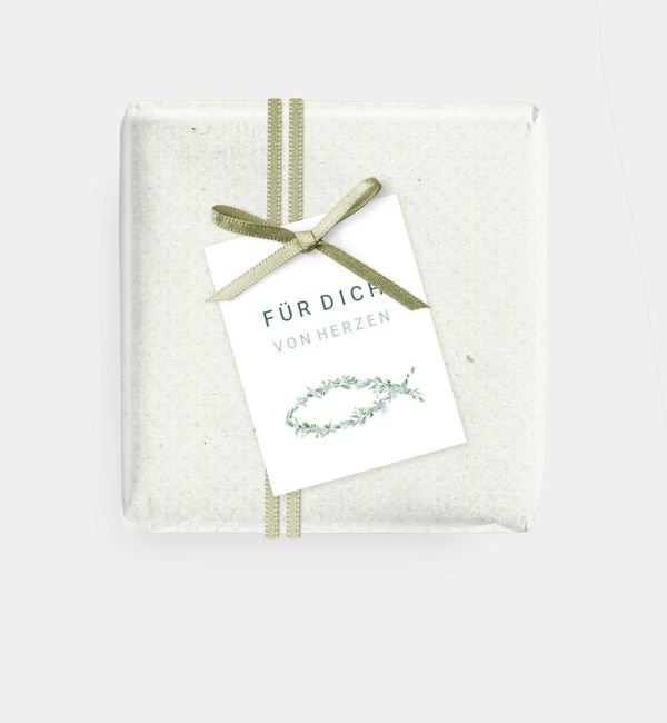 Geschenkanhänger rechteckig