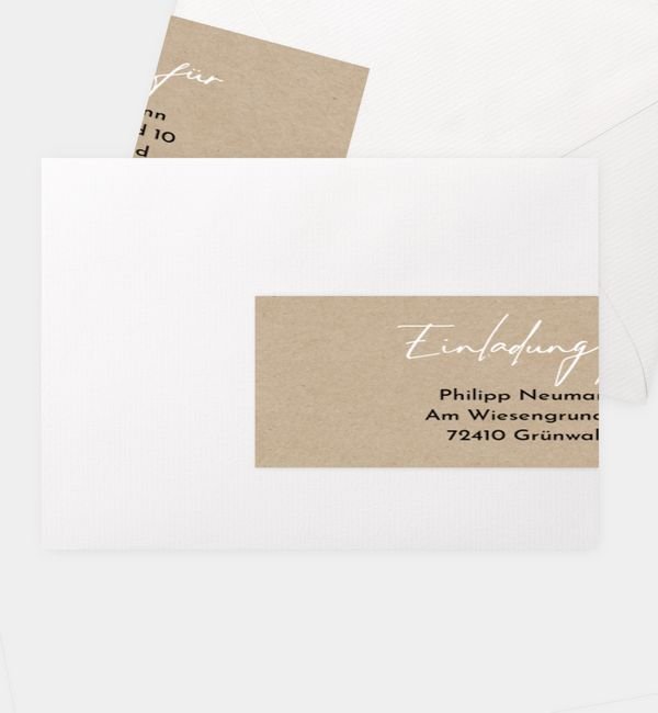 Kombi-Adressaufkleber