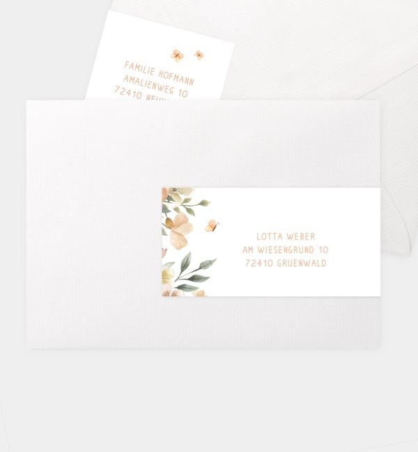 Kombi-Adressaufkleber