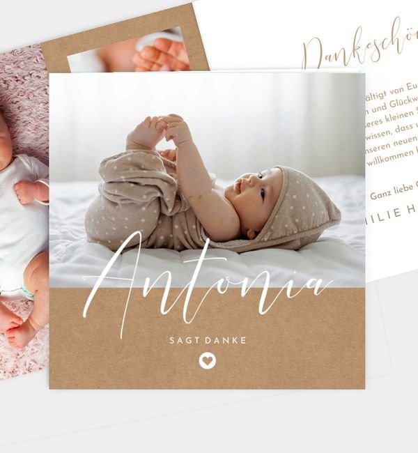 Klappkarte quadratisch