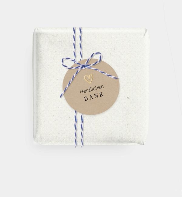 Geschenkanhänger rund