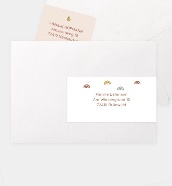 Kombi-Adressaufkleber