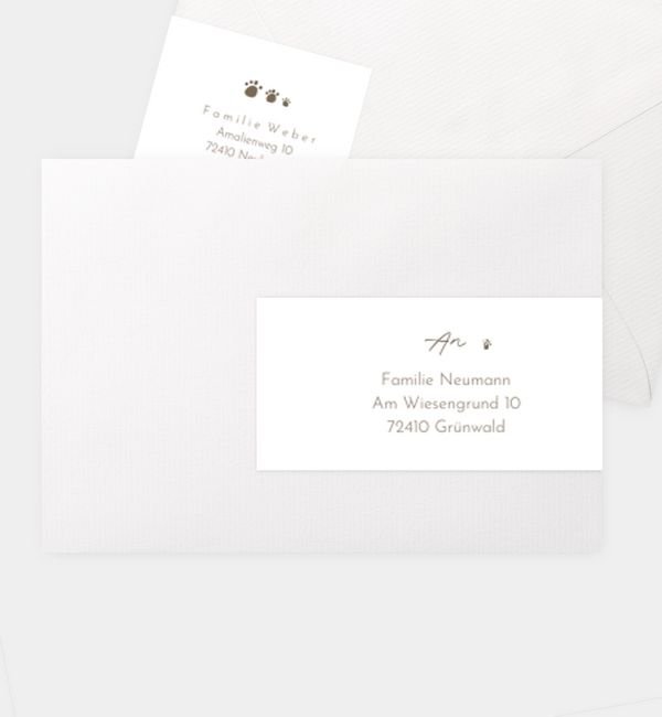 Kombi-Adressaufkleber