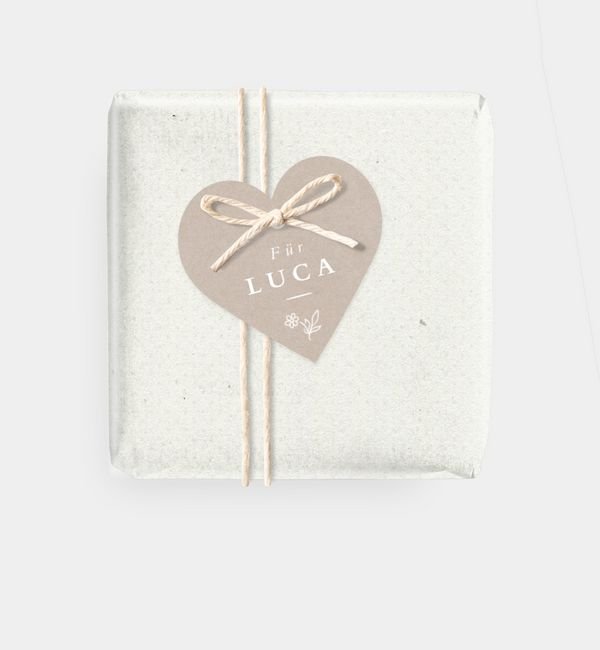 Geschenkanhänger Herz