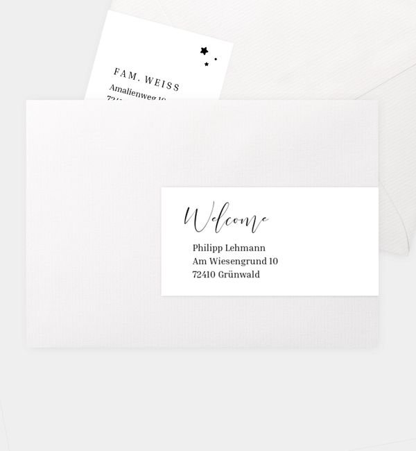 Kombi-Adressaufkleber