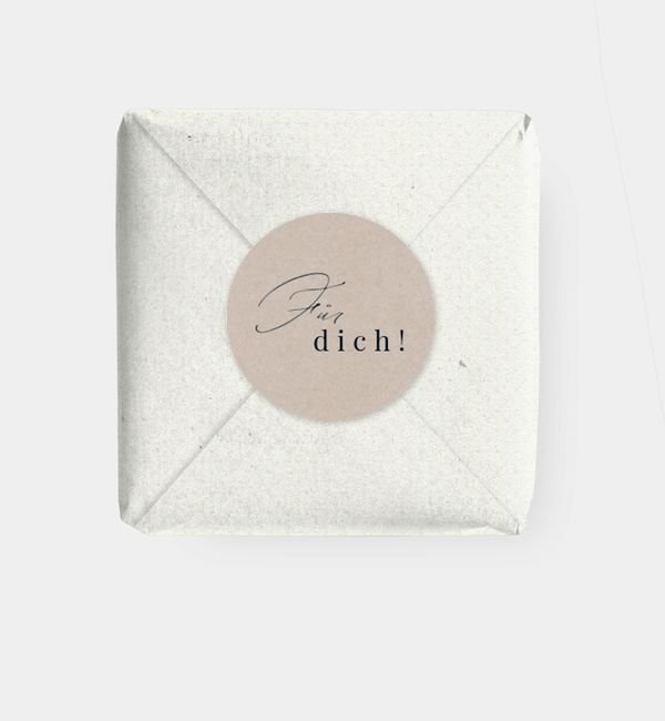 Geschenkaufkleber rund