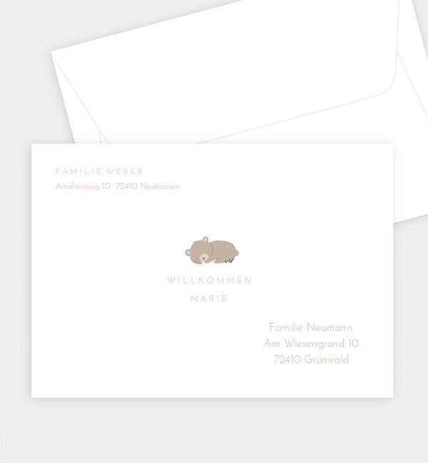 Briefumschlag gerade