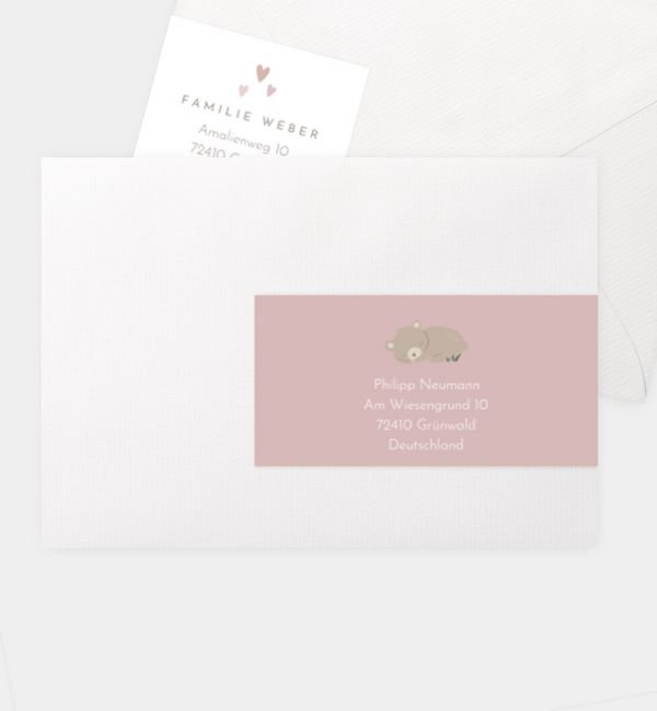 Kombi-Adressaufkleber