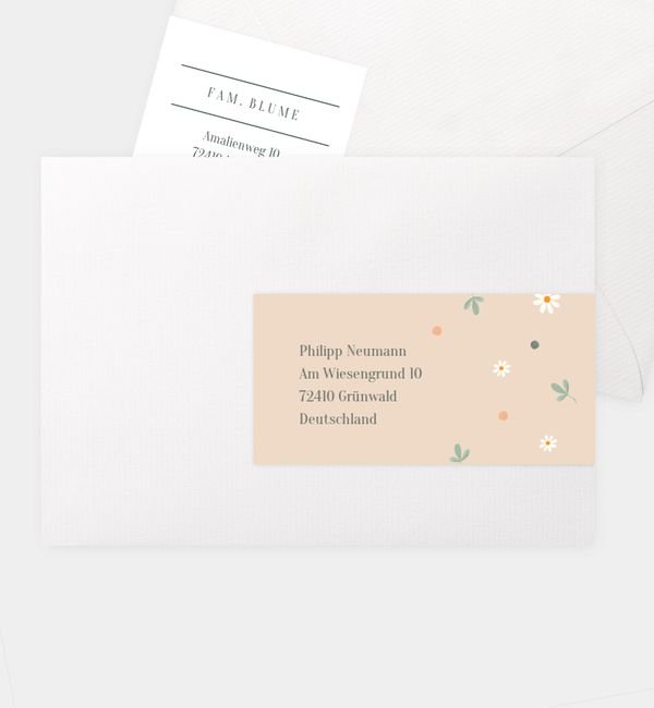 Kombi-Adressaufkleber